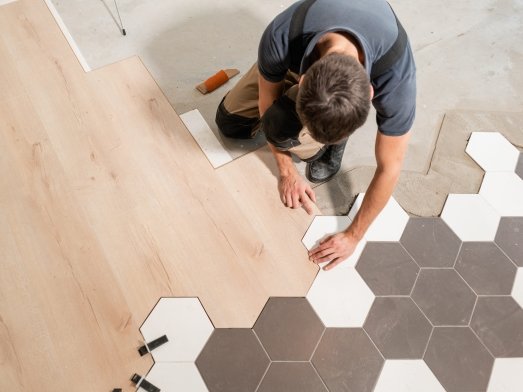 Flooring installation services in Dewitt